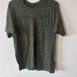 lululemon athletica Olive Camouflage Tee